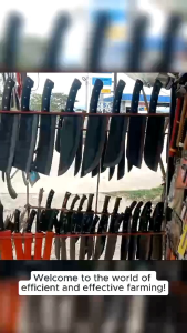 Modern Kampilan with Case ( Good for Gardening Tools or Equipment)