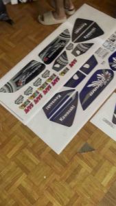 Kawasaki Barako 2 Stock Decals