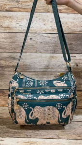 TAS Selempang WANITA CHIBAO GAJAH 7Sleting CB788-QDX