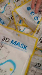 Khẩu trang 3D hình nơ xinh xắn nhiều màu 10 cái/gói