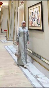 BEST SELLER CLARA DRESS GAMIS TERBARU LEBARAN 2025 DRESS CANTIK MOTIF SWAROVSKY BAYAR DI TEMPAT