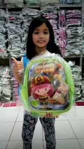 Tas Anak Perempuan ALTO STAR ENGINEER: Tas Ransel Sekolah & Jas Hujan