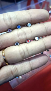 Anting drat diamond terbaru titanium pria dan wanita