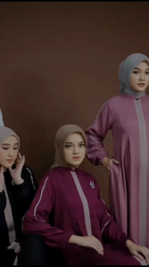 VEEZA DRESS By Nadheera Luxury Gamis Dress Rayon Premium Fashion Muslim Wanita Busui Wudhu Friendly