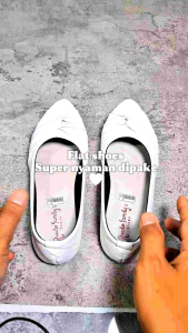 Flatshoes Wanita Reedofamily Trendy Kekinian anti slip Sepatu balet wanita model terbaru