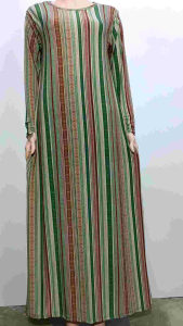 Gamis Jumbo Jersey Korea Premium Lengan Panjang Motif Abstract/Floral Ukuran BB 70