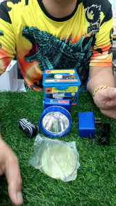 หัวไฟฉายคาดหัวช้างซันไลท์รุ่น 571 LED แสงเหลือง 80 วัตต์