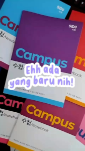(promo) 1 pack isi 5 buku tulis sidu seri korea 42 lembar / buku tulis Panjang boxy