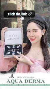 [ CHÍNH HÃNG ] Tế bào gốc đông khô AQUA DERMA HỘP 6 Lọ x 5ml