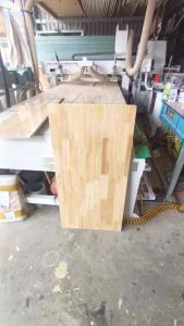 Mặt bàn- gỗ ghép cao su AC 2 mặt bóng làm bàn kệ tủ đồ nội thất