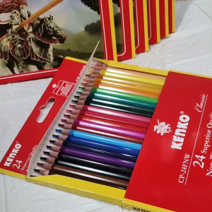 PENSIL WARNA 24 KENKO CP-24F: Warna LEBIH TERANG & LEMBUT