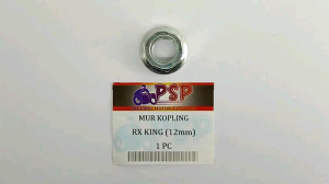 Mur Kopling RX King M12 (Harga Per 1 PCS) - Mor Mur Baut Baud Nut Hex Rumah Kampas Kopling Kopleng Kupling Kupleng Coupling Clutch Drat 12mm Kunci 19 Yamaha RXK RX K New