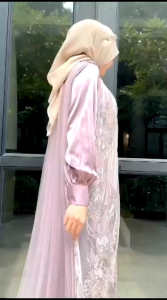 (8x) MDLY ARISIA Baju Dress Brukat Organza Muslimah Aricia Exclusive Dress By MDLY.