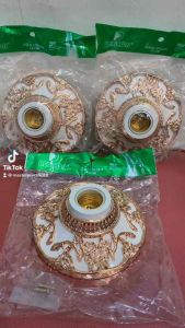 Fitting Plafon Hias Modern Minimalis Silver Perak EMAS GOLD