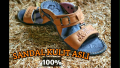 Sendal kulit pria awet dan kuat. 