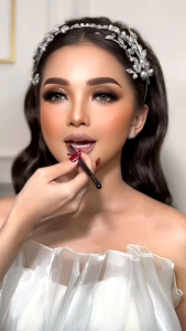 Zircon headpice sampai telinga mahkota mutiara  mata zircon