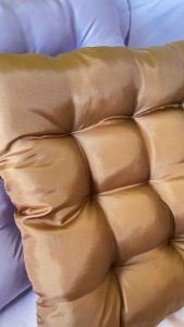 Bantal Duduk Kota Bahan Satin Velvet 40 cm