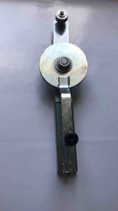 Tay quay mái bạt xếp - Mái trượt puly 15cm có tăng cáp