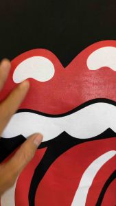 COD Pnb kaos baju oversize music vintage ROLLING STONES HITAM. T-shirt oversize music vintage pria dan wanita pakaian harian