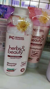 PERSONAL COLLECTION HERBS & BEAUTY SHAMPOO 30OML AND CONDITIONER 200ML (sweet fantasy blooming bouquet fresh paradise)