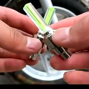 2PCS Tutup Pentil LED Lampu Hias Ban Sepeda Motor Mobil Harga 1pasang/2PCS Universal