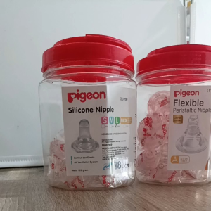 Dot Silicone Nipple / Pigeon Ukuran L  18 Pcs Pertoples / Nahisa