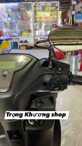 GƯƠNG CHIẾU HẬU YAMAHA EX CHÂN KIỂU CONG GỌN GÀNG CHÂN 10li gắn các loại xe