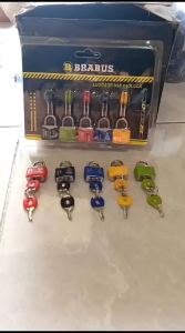 Brabus gembok koper mini brabus 20mm / gembok traveling