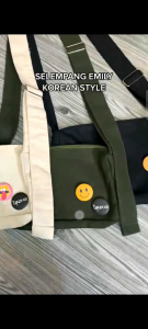 Tas Selempang Emily Slingbag Kanvas Korea Style
