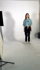 t shirt oversize crop top wanita combed24s green baju wanita distro