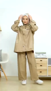 Jas Hujan AKULA ORIGINAL RAINCOAT Setelan Wanita Pria Celana