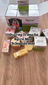 KEM TOP-GEL DƯỠNG TRẮNG DA NGỪA MỤN CHỐNG LÃO HÓA 10GR 18GR