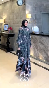 DRESS GAMIS MODE MAISHA TERBARU BY DYARI 100% ASLI REAL