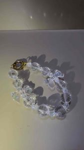 Faye Luxury Phonestrap Crystal Clear Ribbon Bow Tali Gantungan HP Phone Strap Premium Bowknot Crystal Clear