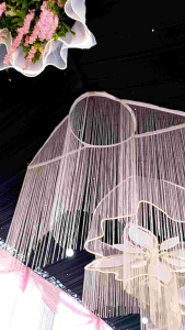 Tirai Glitter premium import 100x300cm Tirai benang Gliter Curtain Dekorasi