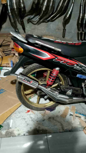 Knalpot Fizr Model Tameng Full Crum Suara Garing