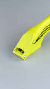 OHHDEER 2 in 1 Garlic Press Stainless Steel Manual Multifunction Creative Kitchen Tool Garlic Cutter