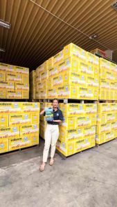 กลูโฟซิเนต แอมโมเนียม หวีทอง คายีซาเรส 4 ลิตร (แกลลอนใส) กำจัดวัชพืช ใบแคบ ใบกว้าง