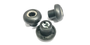 เฟืองเห็ด 12 ร่องฟัน รูเเกนกลม ความสูง 27 มม เฟืองสวมใบมีด บนมอเตอร์ เครื่องปั่นสมูทตี้ Sharp Otto Nanotech