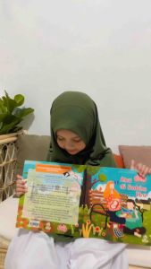 MANASIKANA Ulya Jilbab Anak Instan Jersey Couple Bergo