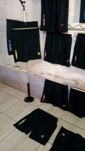 celana pendek 3 pcs.pria wanita saku ada tali