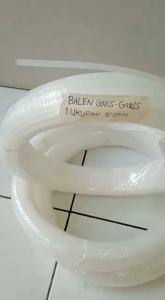 Balen plastik garis-garis&got/lengkung UK 5mm kamisol tulang longtorsoh / kemben tulang tusuk harga 1roll Model Bening Garis-Garis Size_Class Regular - Lazada