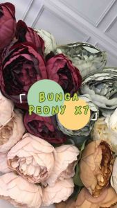 SFS - [PEONY BESAR X7] BUNGA PALSU ARTIFICIAL FLOWER PEONY RANUNCULUS BUNGA HIAS HAND BOUQUET DIY FLORIST BUNGA TANGAN BUKET WISUDA