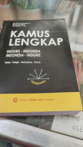 Buku Kamus Bahasa Inggris Lengkap Jilid Soft Cover ukuran A5