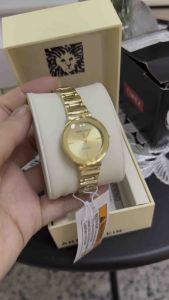 Anne Klein Womens Genuine Diamond Dial Bracelet Watch