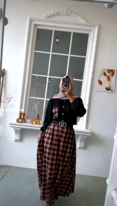 Gamis Voxy Sabuk Saku Depan