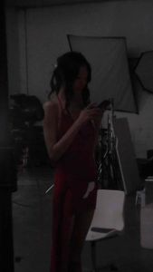 เดรสหน้าสั้นหลังยาวมีเข็มขัด - Piccoro Devil Belt Dress