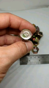 (paket 50 set) baut 17 (12mm) x 25cm + mur