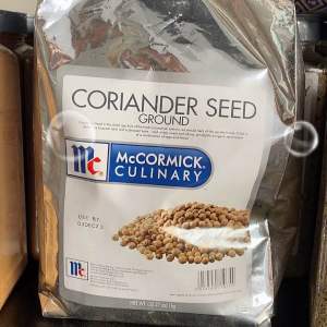 McCormick Coriander Seed Ground and Whole Seed 1kg Packs