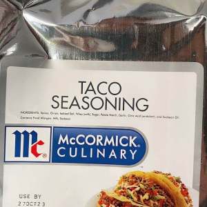 McCormick Taco Seasoning 1kg Herbs & Spices for Cooking Sauces and Condiments